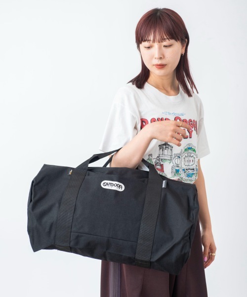 OVERRIDE(オーバーライド)の「OUTDOOR PRODUCTS ロールボストン / アウトドアプロダクツ(ボストンバッグ・メンズ・グレー/ブラック/レッド/ネイビー・X-LARGE)」の16枚目の写真