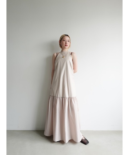 セール】Halter Neck Tiered Dress/ホルターネックティアード