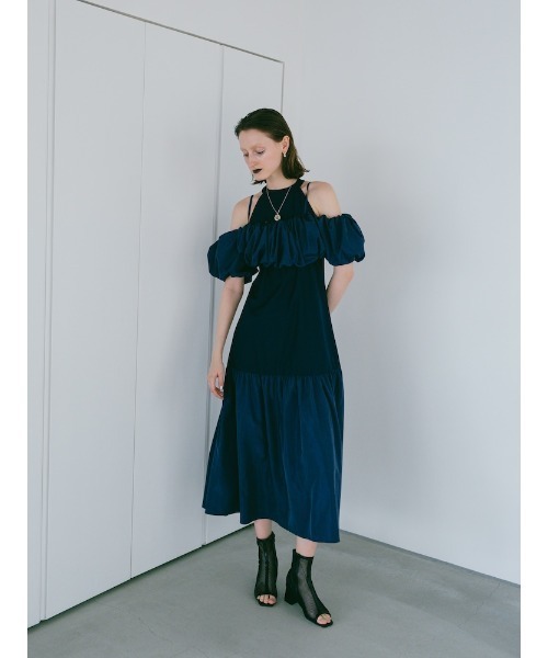 セール】Halter Neck Tiered Dress/ホルターネックティアード