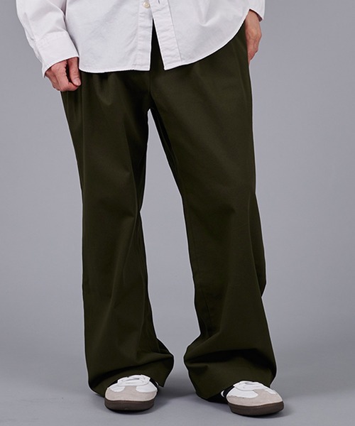 CavariA（キャバリア）の「ストレッチ2タックワイドパンツ（その他パンツ・メンズ・カーキ/ブラック/ダークネイビー・マルチサイズ）」の9枚目の写真