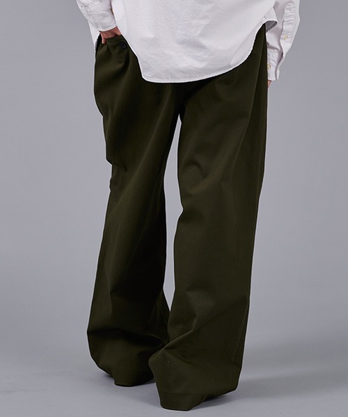 CavariA（キャバリア）の「ストレッチ2タックワイドパンツ（その他パンツ・メンズ・カーキ/ブラック/ダークネイビー・マルチサイズ）」の10枚目の写真