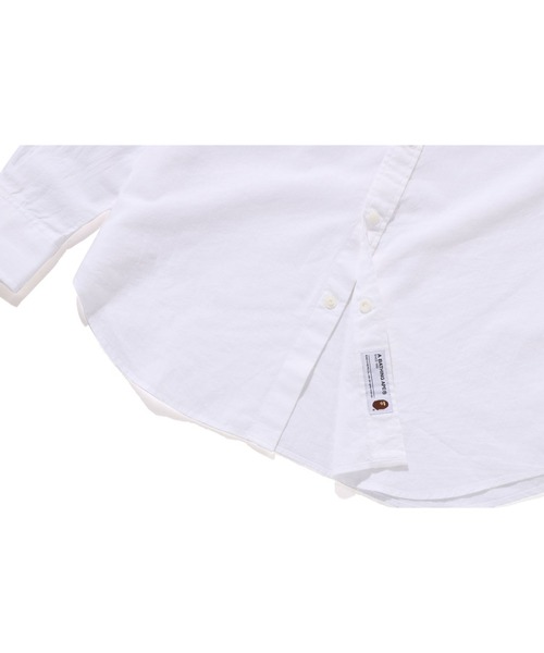 A BATHING APE（アベイシングエイプ）の「COLLEGE SHIRT（シャツ/ブラウス・レディース・イエロー/ホワイト・FREE）」の8枚目の写真