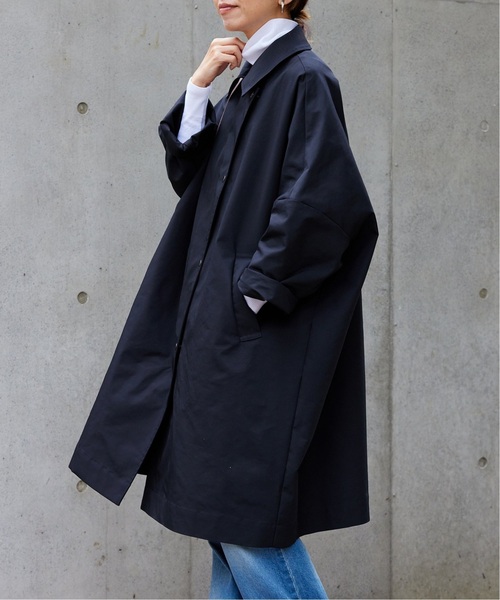 FRAMeWORK(フレームワーク)の「≪WEB限定追加≫撥水ポンチョトレンチコート3(ポンチョ・レディース・ブラック/ベージュ・36)」の6枚目の写真