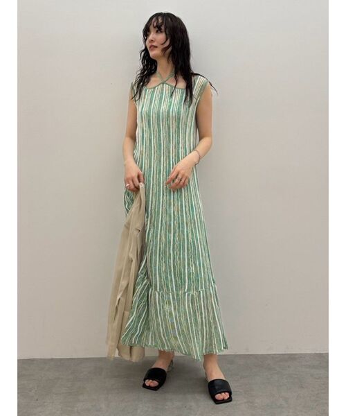 ワンピース moon15 サイドシャーリングワンピース｜WOMEN｜250ISB83-525E｜AZUL BY