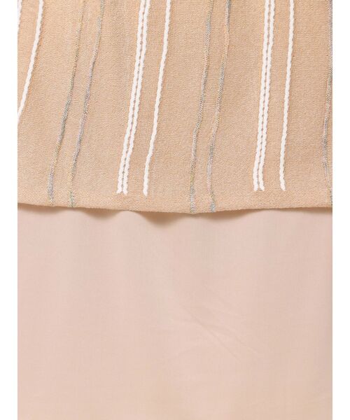 LAGUNAMOON（ラグナムーン）の「MIXストライプチョーカーニットワンピース（ワンピース・レディース・オレンジ/グリーン/アイボリー・SMALL/MEDIUM）」の11枚目の写真