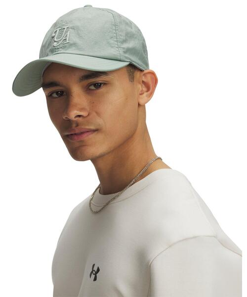UNDER ARMOUR(アンダーアーマー)の「UAスポーツスタイル ナイロン スナップバック キャップ(ライフスタイル/メンズ)(キャップ・メンズ・カーキ系・ONESIZE)」の3枚目の写真