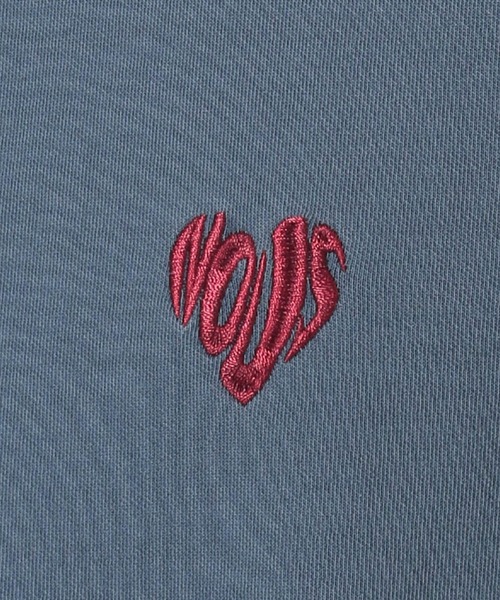 LAKOLE（ラコレ）の「ワンポイントピグメントT / 327793（Tシャツ/カットソー・メンズ・レッド/チャコールグレー/ベージュ/ネイビー・MEDIUM/LARGE）」の22枚目の写真