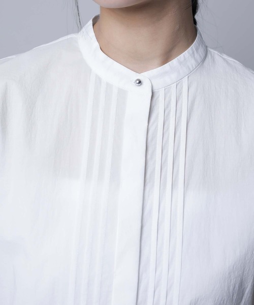 RAW FUDGE(ローファッジ)の「プリーツペプラムブラウス(シャツ/ブラウス・レディース・オフホワイト/ブラック・M)」の13枚目の写真