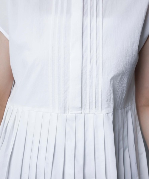 RAW FUDGE(ローファッジ)の「プリーツペプラムブラウス(シャツ/ブラウス・レディース・オフホワイト/ブラック・M)」の14枚目の写真