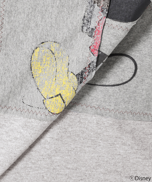 Spick & Span(スピックアンドスパン)の「《追加》WIFFLE / ウィッフル MICKYパッチワークTee(Tシャツ/カットソー・レディース・グレー/ブラック/ホワイト・FREE)」の21枚目の写真