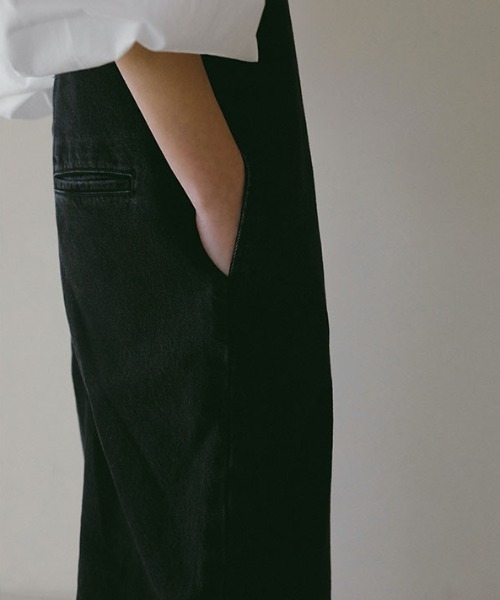 ETRE TOKYO(エトレトウキョウ)の「EDWIN×ETRE TOKYOデニムオールインワン(つなぎ/オールインワン・レディース・ブラック/ホワイト・S/M)」の15枚目の写真