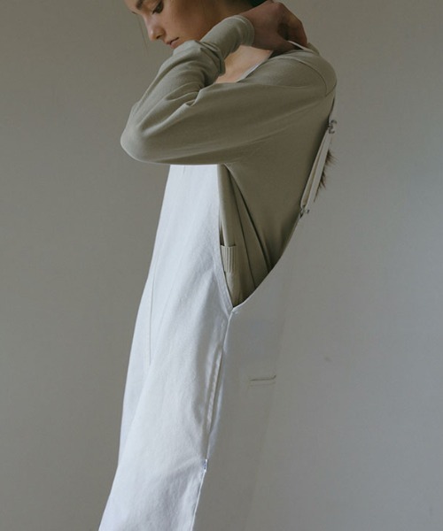 ETRE TOKYO(エトレトウキョウ)の「EDWIN×ETRE TOKYOデニムオールインワン(つなぎ/オールインワン・レディース・ブラック/ホワイト・S/M)」の19枚目の写真