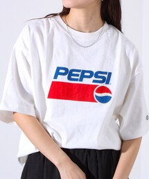 DISCUS ATHLETIC | 【PEPSI×DISCUS ATHLETIC】コラボ プリント 半袖 クルーネックTシャツ(Tシャツ/カットソー)
