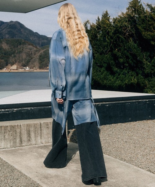 BLAYMORE（ブレイモア）の「【BLAYMORE】Sheer Ombre Check Shirt / シアーシャツ オンブレチェック（シャツ/ブラウス・メンズ・ブルー/ホワイト・S/M）」の20枚目の写真