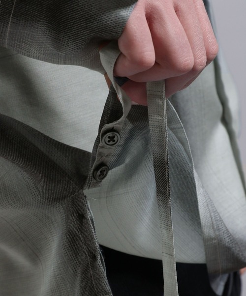 BLAYMORE（ブレイモア）の「【BLAYMORE】Sheer Ombre Check Shirt / シアーシャツ オンブレチェック（シャツ/ブラウス・メンズ・ブルー/ホワイト・S/M）」の12枚目の写真