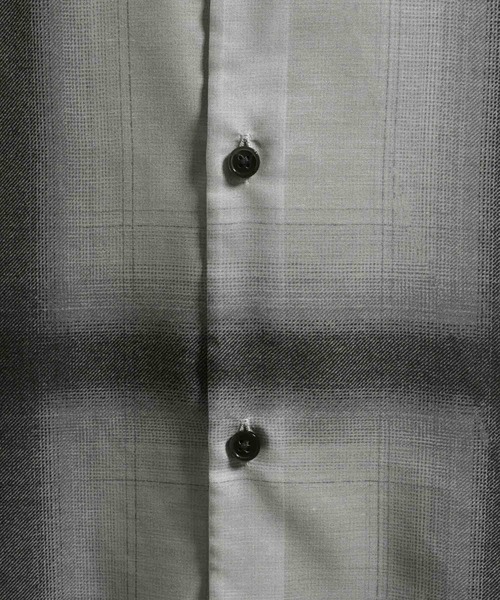 BLAYMORE（ブレイモア）の「【BLAYMORE】Sheer Ombre Check Shirt / シアーシャツ オンブレチェック（シャツ/ブラウス・メンズ・ブルー/ホワイト・S/M）」の17枚目の写真