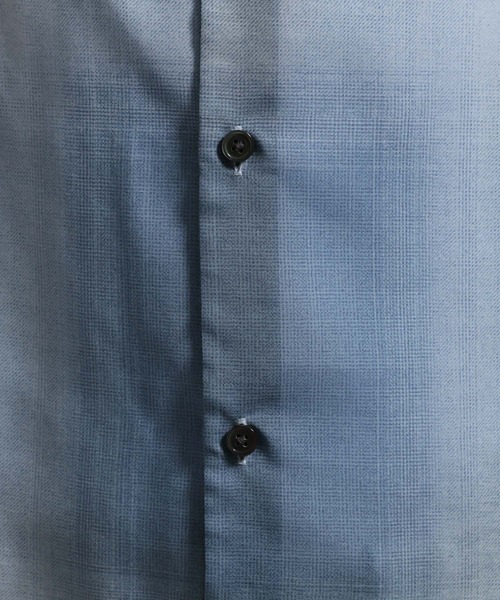 BLAYMORE（ブレイモア）の「【BLAYMORE】Sheer Ombre Check Shirt / シアーシャツ オンブレチェック（シャツ/ブラウス・メンズ・ブルー/ホワイト・S/M）」の18枚目の写真