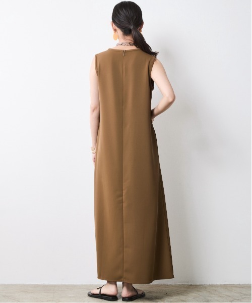 CORNERS ワンピース 切り替えデザインノースリーブロング