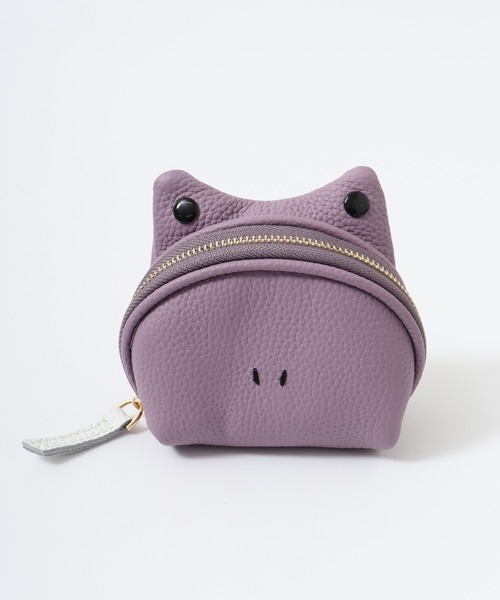 FUNALIVE(ファンアライブ)の「カエル型レザーミニウォレット(財布・メンズ・グリーン/ライトグレー/ピンク/グレー/ブラック/パープル・F)」の10枚目の写真