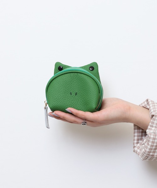 FUNALIVE(ファンアライブ)の「カエル型レザーミニウォレット(財布・メンズ・グリーン/ライトグレー/ピンク/グレー/ブラック/パープル・F)」の20枚目の写真