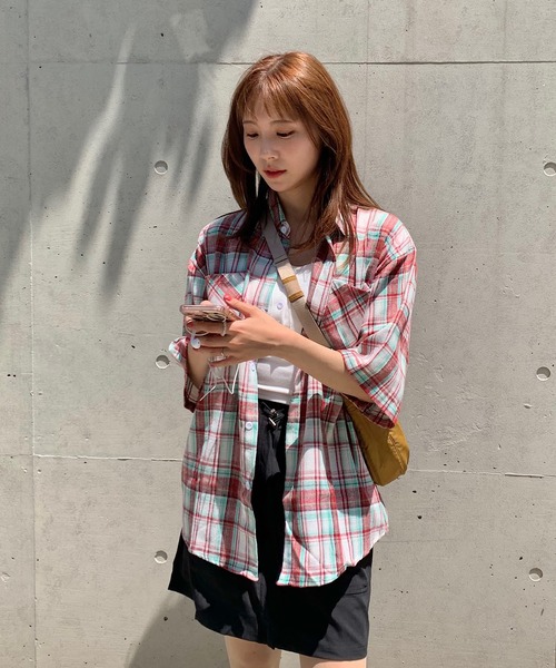Teem Store（チームストア）の「【インパン付き】ウエストドロスト ナイロンミニスカート（スカート・レディース・カーキ/ベージュ/グレー/ホワイト/ブラック・M/L）」の17枚目の写真