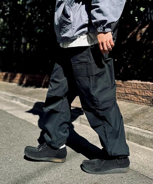 BACK NUMBER(バックナンバー)の「BACK NUMBER(バックナンバー)【メンズ】「接触冷感」カーゴイージーパンツ(その他パンツ・メンズ・オリーブ/ブラック/オフホワイト・S/L/M/XL)」の4枚目の写真