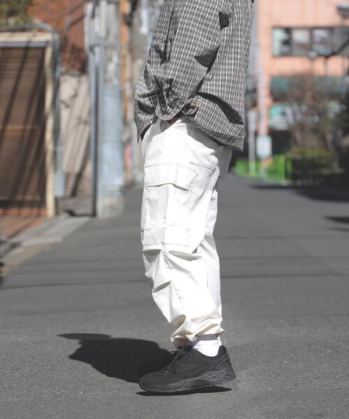 BACK NUMBER(バックナンバー)の「BACK NUMBER(バックナンバー)【メンズ】「接触冷感」カーゴイージーパンツ(その他パンツ・メンズ・オリーブ/ブラック/オフホワイト・S/L/M/XL)」の9枚目の写真