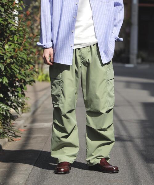 BACK NUMBER(バックナンバー)の「BACK NUMBER(バックナンバー)【メンズ】「接触冷感」カーゴイージーパンツ(その他パンツ・メンズ・オリーブ/ブラック/オフホワイト・S/L/M/XL)」の15枚目の写真