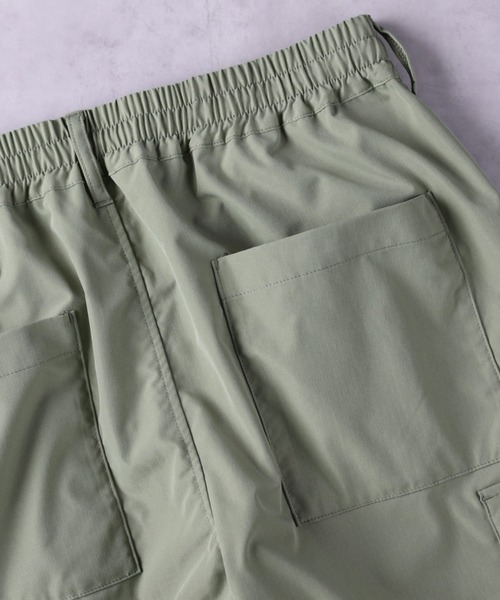 BACK NUMBER（バックナンバー）の「【接触冷感】【BACK NUMBER】カーゴイージーパンツ（カーゴパンツ・メンズ・オリーブ/ブラック/オフホワイト・S/L/M/XL）」の9枚目の写真