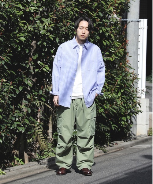 BACK NUMBER（バックナンバー）の「【接触冷感】【BACK NUMBER】カーゴイージーパンツ（カーゴパンツ・メンズ・オリーブ/ブラック/オフホワイト・S/L/M/XL）」の16枚目の写真