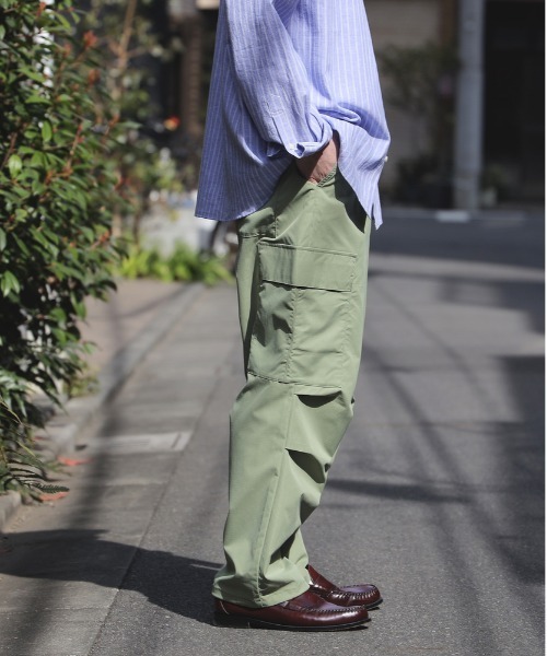 BACK NUMBER（バックナンバー）の「【接触冷感】【BACK NUMBER】カーゴイージーパンツ（カーゴパンツ・メンズ・オリーブ/ブラック/オフホワイト・S/L/M/XL）」の18枚目の写真