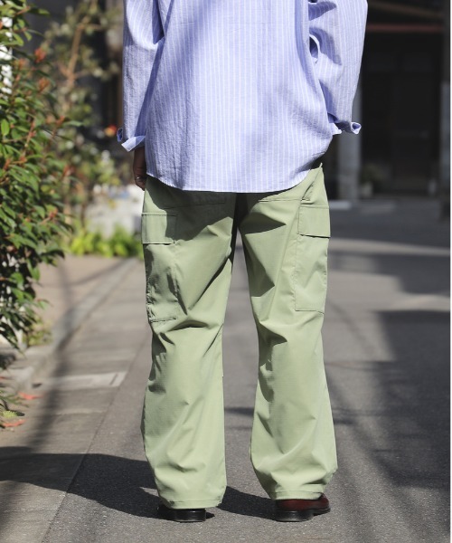 BACK NUMBER（バックナンバー）の「【接触冷感】【BACK NUMBER】カーゴイージーパンツ（カーゴパンツ・メンズ・オリーブ/ブラック/オフホワイト・S/L/M/XL）」の19枚目の写真