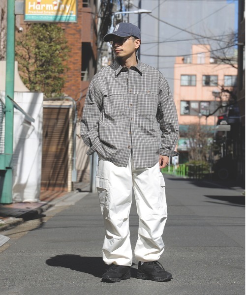 BACK NUMBER（バックナンバー）の「【接触冷感】【BACK NUMBER】カーゴイージーパンツ（カーゴパンツ・メンズ・オリーブ/ブラック/オフホワイト・S/L/M/XL）」の21枚目の写真