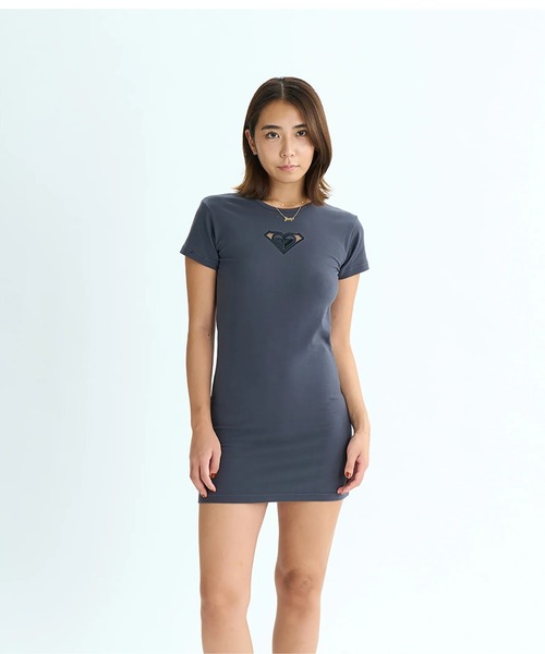 ROXY（ロキシー）の「PLAYLIST /ロキシータイトTシャツワンピース（ワンピース・レディース・ブルー/オレンジ/ブラック・MEDIUM/LARGE）」の12枚目の写真