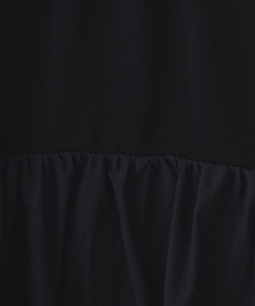 OPAQUE.CLIP(オペークドットクリップ)の「フィット&フレアドッキングワンピース【洗濯機洗い可】(ワンピース・レディース・ブラック/チャコールグレー/ベージュ・40/38/42)」の13枚目の写真