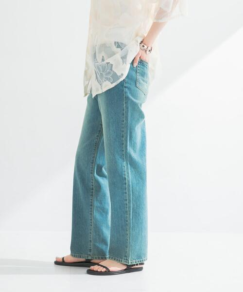 URBAN RESEARCH（アーバンリサーチ）の「『4サイズ展開』new basic　ストレートフィットデニムパンツ（デニムパンツ・レディース・インディゴブルー/ベージュ系その他・36/38/40/42）」の19枚目の写真