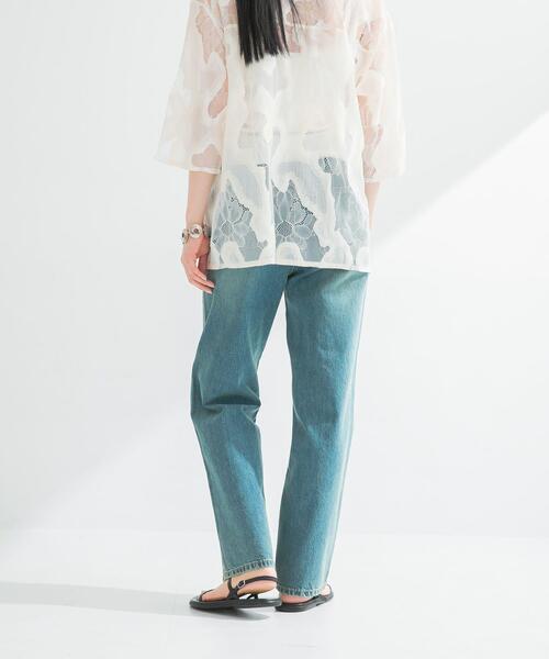 URBAN RESEARCH（アーバンリサーチ）の「『4サイズ展開』new basic　ストレートフィットデニムパンツ（デニムパンツ・レディース・インディゴブルー/ベージュ系その他・36/38/40/42）」の22枚目の写真