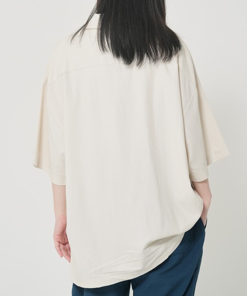 ROUGH TRADE（ラフトレード）の「麻レーヨン キューバシャツ(M1)（シャツ/ブラウス・メンズ・レッド系その他/イエロー/アイボリー/ブルー・MEDIUM/LARGE/X-LARGE）」の6枚目の写真