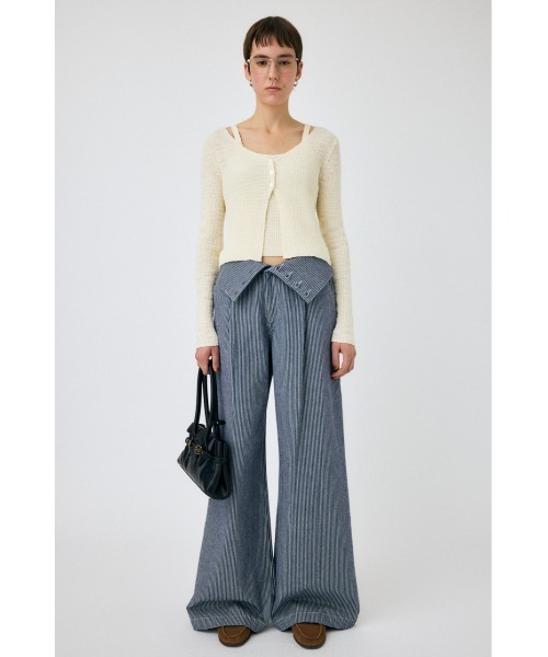 MOUSSY（マウジー）の「CORSET DESIGN バギーデニム（デニム