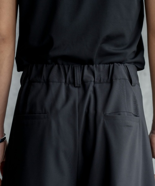 Two tuck wide straight slacks / 2タックワイドストレートスラックス