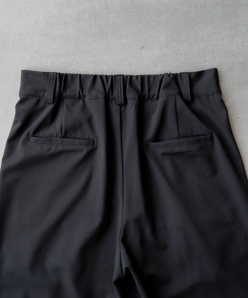 Two tuck wide straight slacks / 2タックワイドストレートスラックス