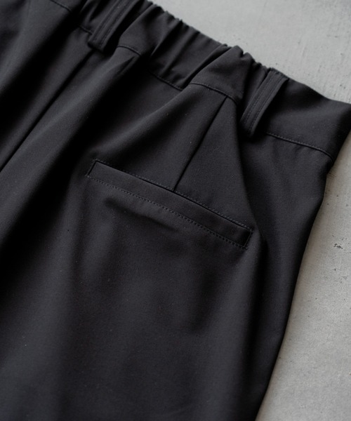 SINSS（シンス）の「Two tuck wide straight slacks / 2タックワイドストレートスラックス（スラックス・メンズ・チャコール/ブラック・LARGE/MEDIUM/SMALL/X-SMALL）」の22枚目の写真