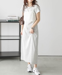 フェザービスチェ×カットリブワンピース セット