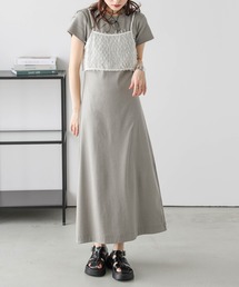フェザービスチェ×カットリブワンピース セット