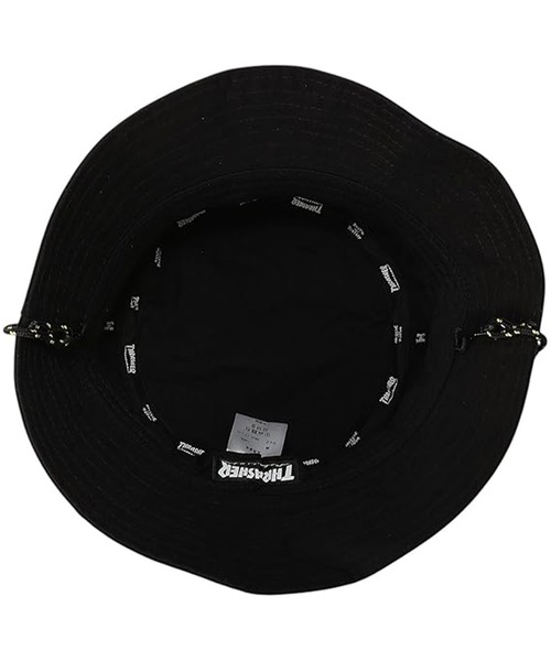 THRASHER(スラッシャー)の「THRASHER/スラッシャー ハット NEW OVAL ツイルバケットハット 25TH-H02(ハット・メンズ・ベージュ/ブラック/アイボリー・FREE)」の10枚目の写真