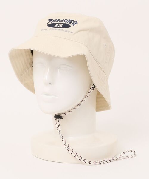 THRASHER/スラッシャー ハット NEW OVAL ツイルバケットハット 25TH