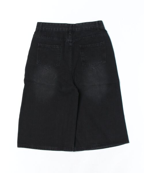 UP START(アップスタート)の「【LAMPOON】ブラックデニムハーフパンツ(その他パンツ・レディース・ブラック・MEDIUM/SMALL/LARGE)」の5枚目の写真