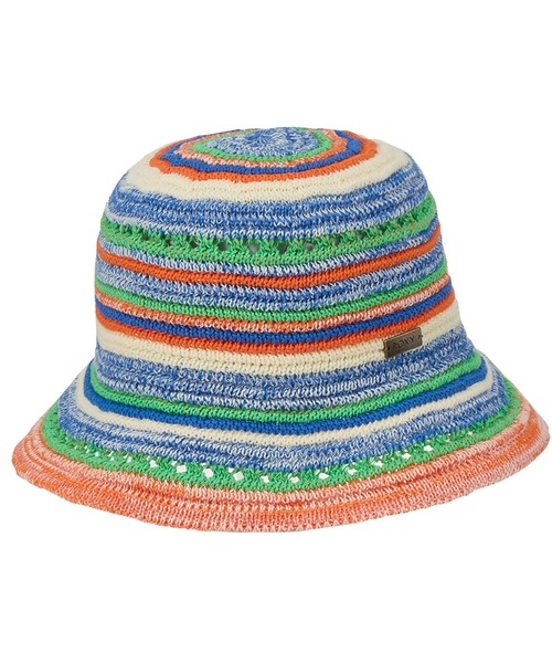 ROXY(ロキシー)の「FEEL THE SEA HAT/ロキシーボーダーハット(ハット・レディース・パープル/ネイビー/ブラウン・FREE)」の10枚目の写真