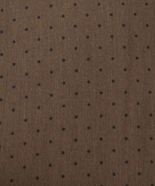 CLETTE（クレット）の「ボレロドッキング風シャーリングワンピース（ワンピース・レディース・ネイビー/ピンク/ブラック系その他/ブラウン系その他・4L/3L/LL）」の8枚目の写真