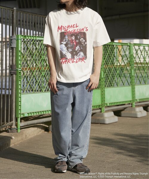 VENCEEXCHANGE（ヴァンスエクスチェンジ）の「Michael Jackson マイケル・ジャクソン ThrillerプリントTee（Tシャツ/カットソー・メンズ・チャコール/ホワイト・L/M/LL）」の20枚目の写真